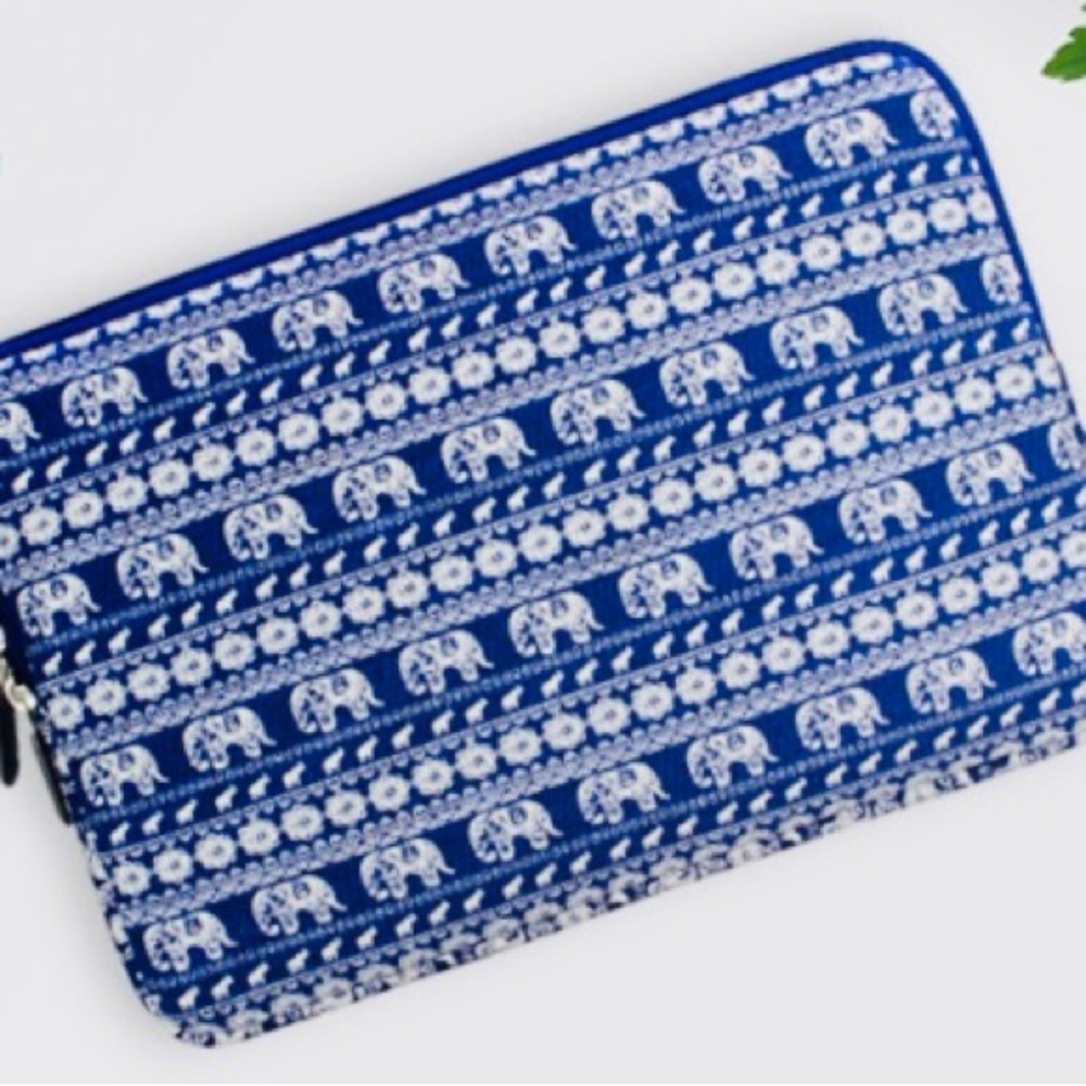15 inch zip up cloth laptop sleeve